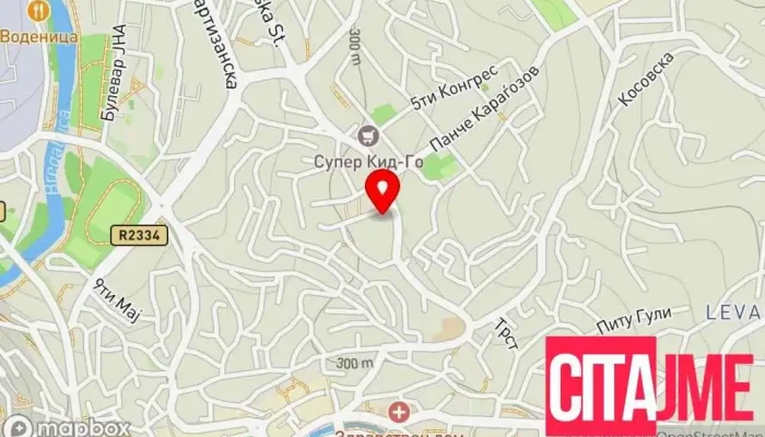Jp Isar Naplaten Tsentar 2 мапа - Штип