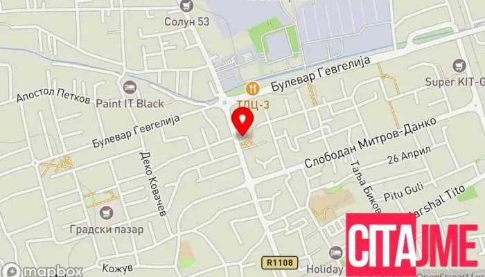 Jpkd Komunalets Gevgelija мапа - Гевгелија