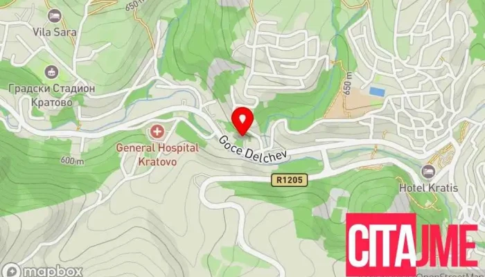 Ju Tsentar Za Sotsijalna Rabota   Kratovo мапа - Кратово