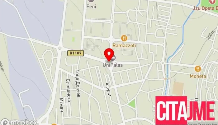 мапа на Кавадарци / Kavadarci Туристичка атракција во Кавадарци