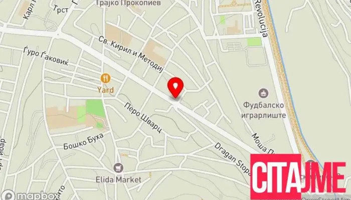 мапа на Хигија 2 Аптека во Куманово