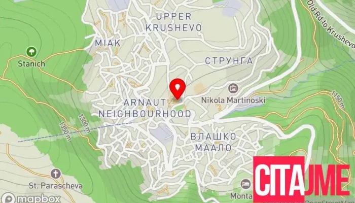 Khram Sveti Nikola мапа - Крушево