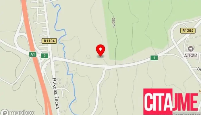 мапа на Klanica Crn Bik Ветеринарна аптека во Долно Коjнаре