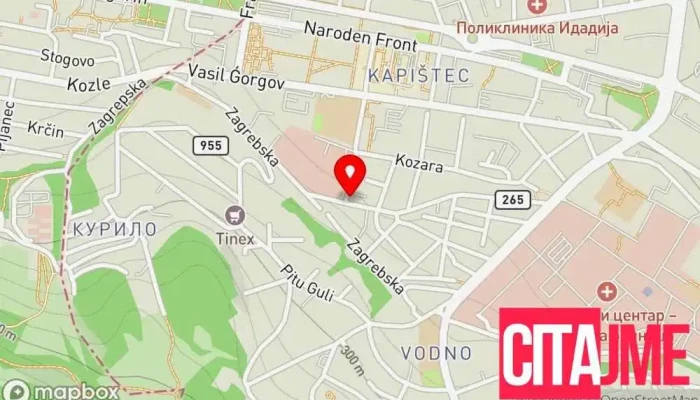 Klimaoprema Pretstavnishtvo Vo Makedonija мапа - Скопје
