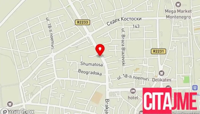 Klimatizatsija Servis Frigo мапа - Гостивар
