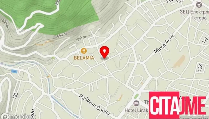 Klinika Dentare Vivadent мапа - Тетово