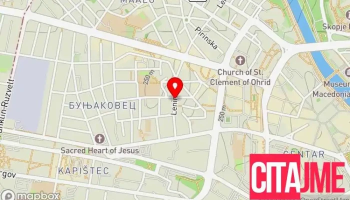 мапа на Клуч Сервис Пазар во Скопје