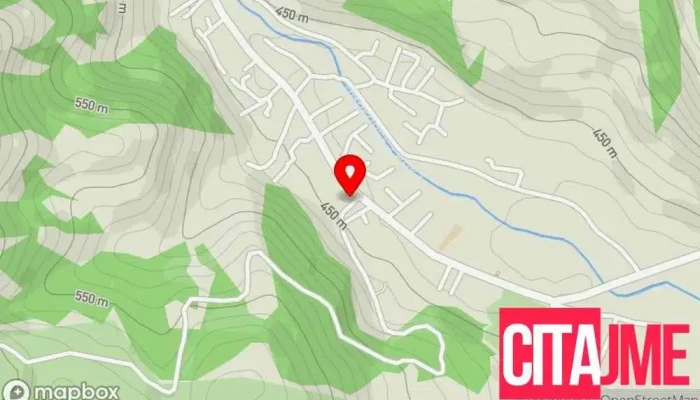 мапа на Komuna e Likovës Канцеларија на општинската администрација во Липково