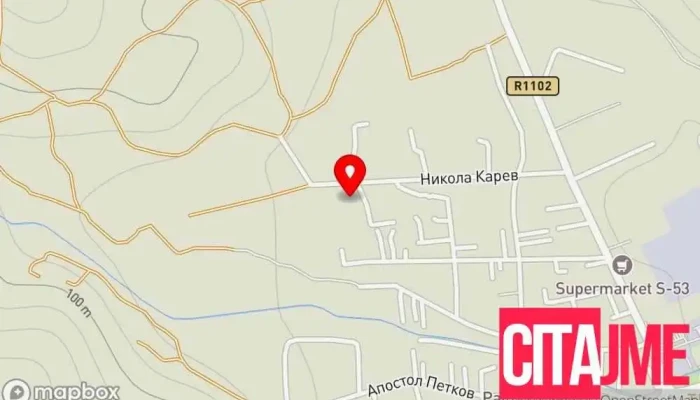 мапа на КПУ - Гевгелија Затвор во Гевгелија