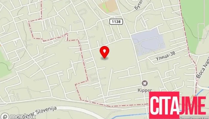 Kpu Skopje   Zatvor Shuto Orizari мапа - Скопје