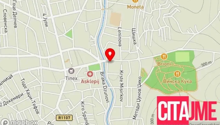 мапа на Лек Ексклузив Фармацевтска компанија во Кавадарци