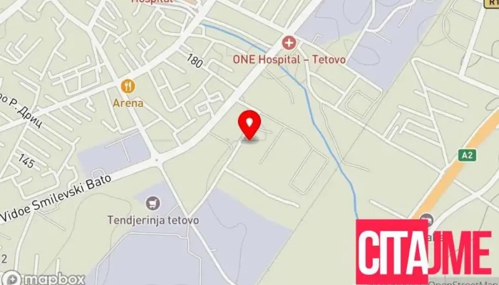 Lial Tetovo -  мапа - Тетово