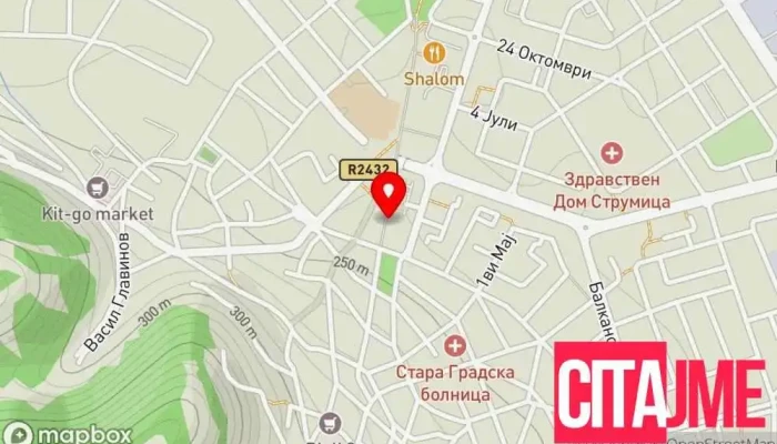 Literaturamk   Strumica Literaturamk   Strumitsa мапа - Струмица