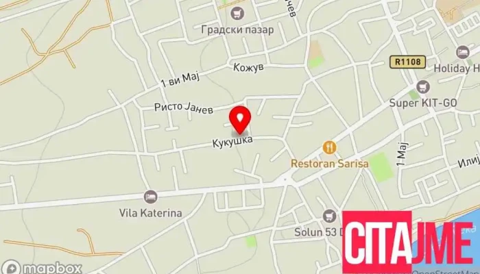 Luna Apartments Gevgelija -  мапа - Гевгелија
