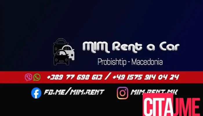 Mim Rent Macedonia - Пробиштип 2210