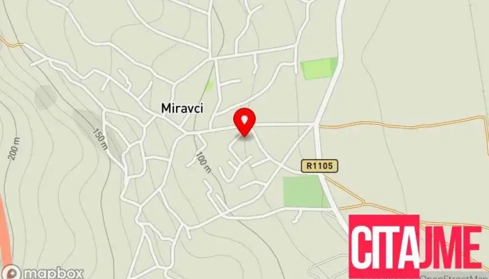 мапа на Миравци  во Миравци