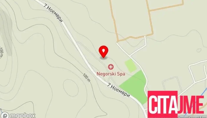 Negorski Banji мапа - Gevgelija