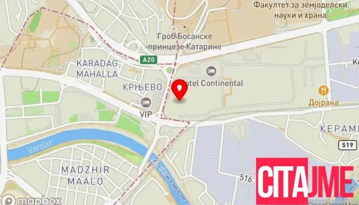 Neptun   Direktsija мапа - Скопје