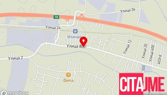 мапа на N&N Estetic Dent Стоматолог во Илинден