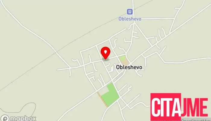 мапа на Облешево  во Облешево