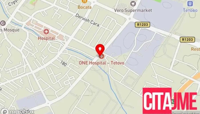 One Hospital -    Tetovo мапа - Тетово