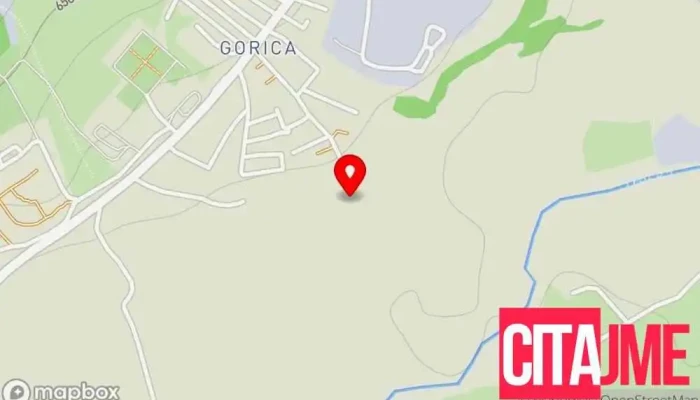 мапа на Општина Кичево  во 