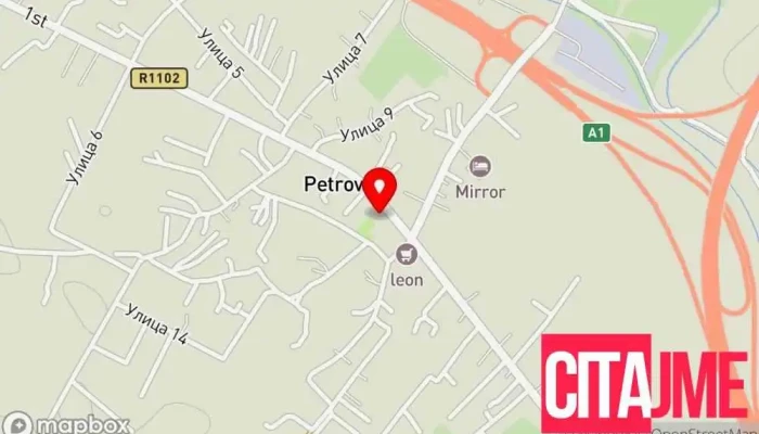 мапа на Општина Петровец - Администрација Канцеларија на општинската администрација во Петровец