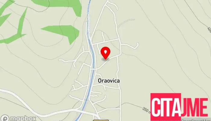 мапа на Ораовица  во Ораовица