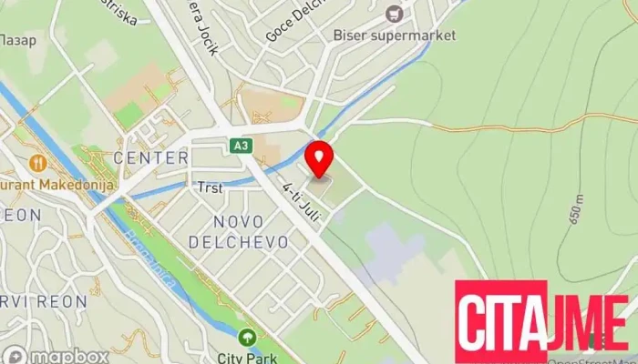 Ortodontsija D R Jadranka Atanasova мапа - Делчево