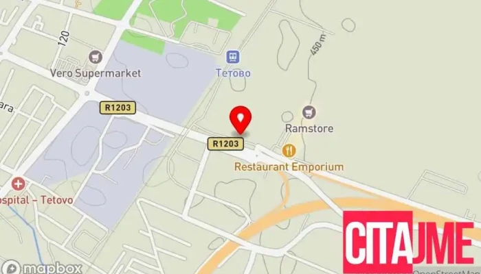 мапа на Palma Продавница во Тетово