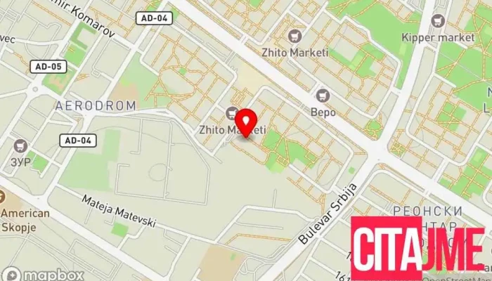 мапа на Pet Shop Smart Dog Продавница за производи за миленичиња, Фризер за миленичиња, Продавница за домашни миленичиња, Ветеринар, Ветеринарна аптека во Скопје