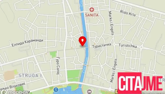 мапа на Pharmacy Beladona Аптека во Струга