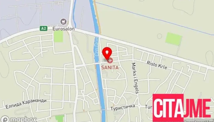 мапа на Pharmacy Аптека во Струга