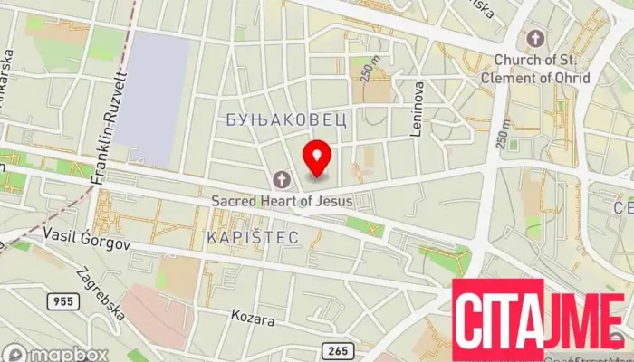 мапа на PHI Iskra Dent / ПЗУ Искра Дент Стоматолог во Скопје