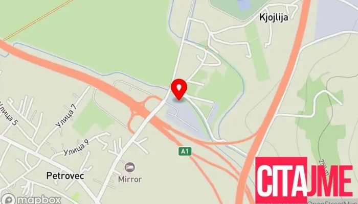 Politsiska Stanitsa   Petrovets мапа - Петровец