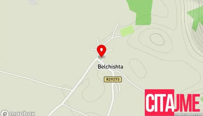 мапа на Пошта на Северна Македонија - Белчишта 6344 Пошта во Belchishta