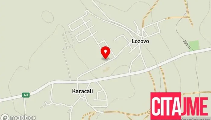 мапа на Пошта на Северна Македонија - Лозово Пошта во Лозово