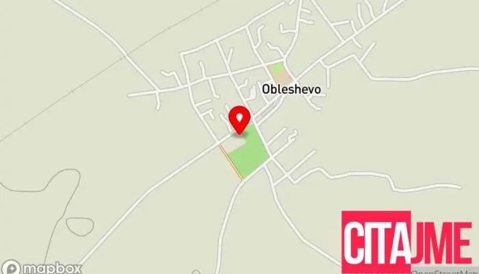 мапа на Пошта на Северна Македонија - Облешево Пошта во Облешево