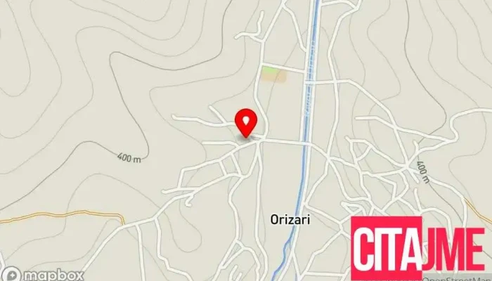 мапа на Пошта на Северна Македонија - Оризари Пошта во Оризари