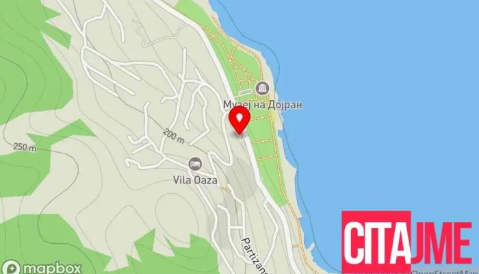 мапа на Пошта на Северна Македонија - Стар Дојран Пошта во Стар Дојран