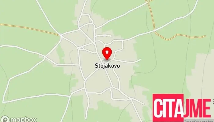 мапа на Пошта на Северна Македонија - Стојаково Пошта во Стојаково