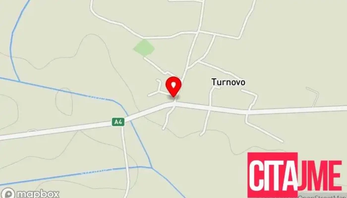 мапа на Пошта на Северна Македонија - Турново Пошта во Turnovo