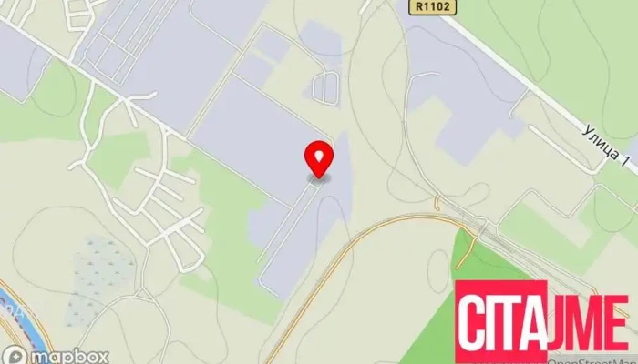мапа на Пост Експрес Пошта во Скопје