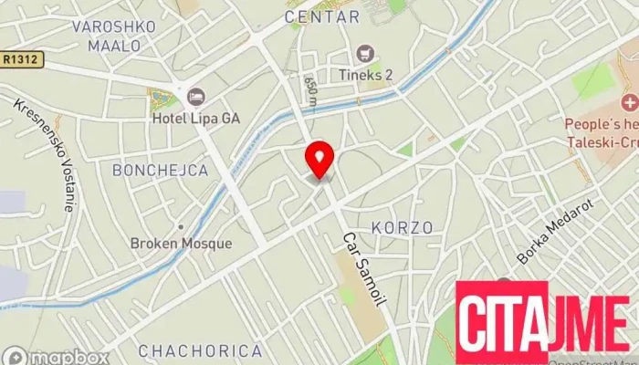 мапа на POST EXPRESS PRILEP Пошта во Прилеп