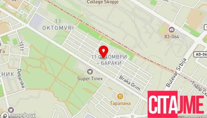 Pp Servis S 9 Pp Service S 9 мапа - Скопје