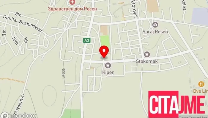 Prespa Promet мапа - Ресен