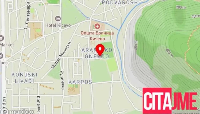 мапа на PRIMADENT M-Kicevo Стоматолошка клиника, Ортодонт во Kicevo