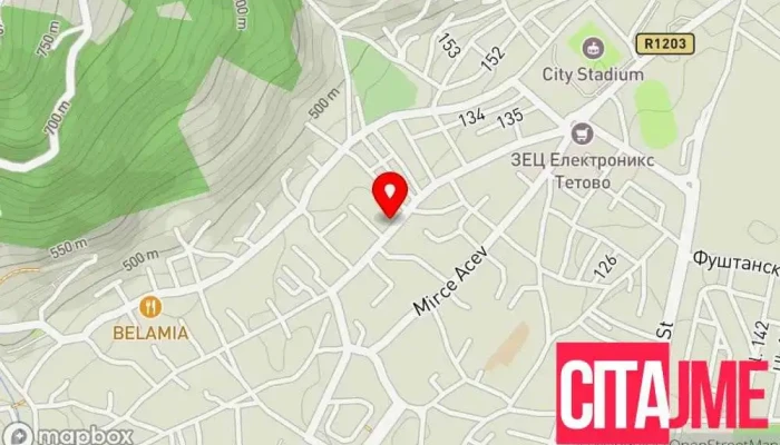 Protech   Tetovo мапа - Тетово