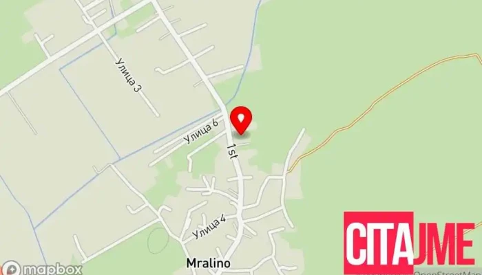 мапа на ПЗУ Д-Р БОГЕ ЈАНЕСКИ Стоматолог во Mralino