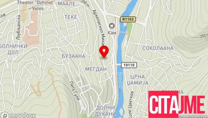 мапа на ПЗУ Ортодонт Анита Перкова Ортодонт, Стоматолог, Орален хирург во Велес